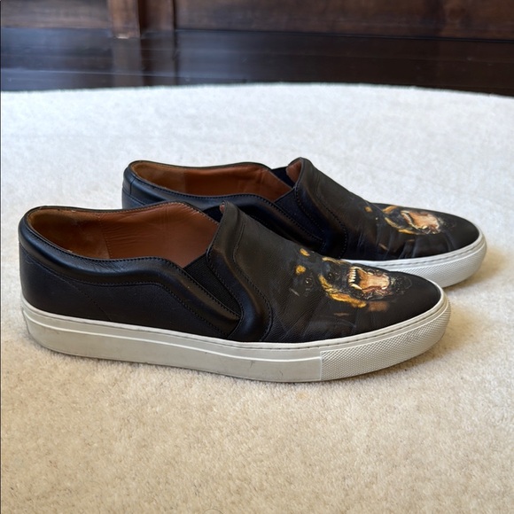 Givenchy Black Slip-On Rottweiler Sneakers Women’s 38 - Picture 3 of 8